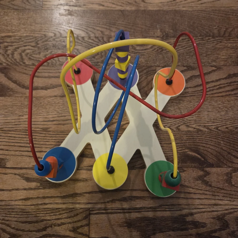 Melissa & Doug - Classic Colorful Bead Maze Toy - Toddler (12 Months +)